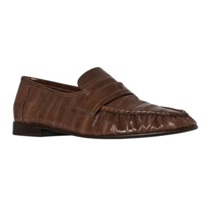 The Row Soft Loafer Light Brown