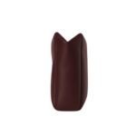 The Row Squared Compact Clutch Bag Burgundy