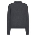 The Row Pauli Top Charcoal Melange