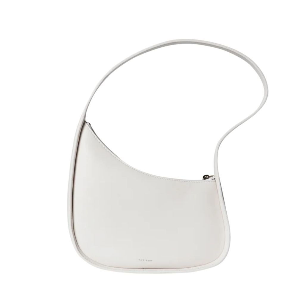 35 The Row Half Moon Bag New Ivory
