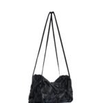 The Row Woven Alix Bag Black