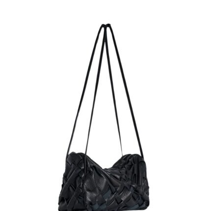 The Row Woven Alix Bag Black