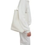 The Row Large N/S Park Tote Bag Ivory