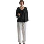 The Row Birket T-Shirt Faded Black