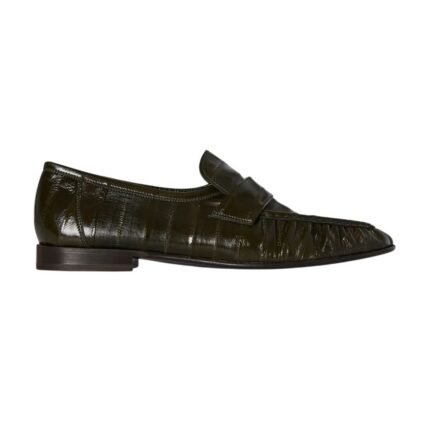 The Row Soft Loafer Olive