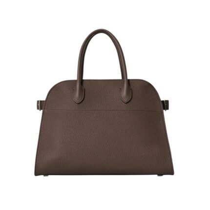 The Row Soft Margaux 12 Bag Deep Brown
