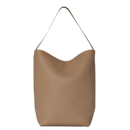 The Row Large N/S Park Tote Bag Dark Taupe