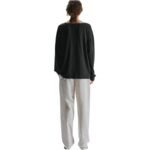 The Row Birket T-Shirt Faded Black