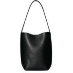 The Row Small N/S Park Tote Bag Black