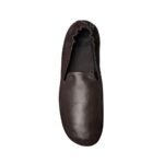 The Row Casa Slipper Lacquer Brown