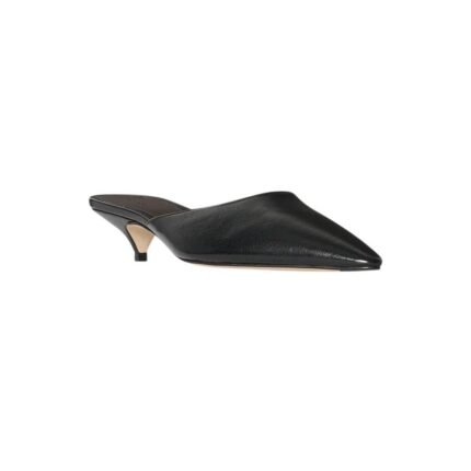 The Row Liisa Kitten Mule Black