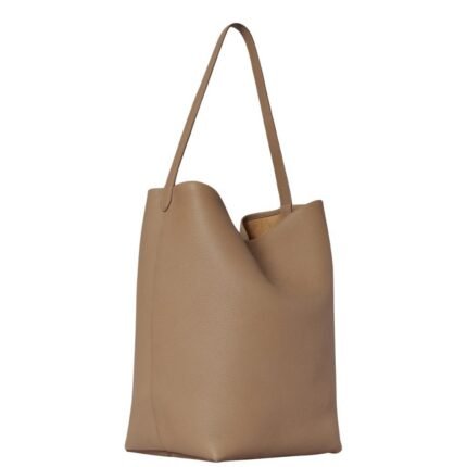 The Row Large N/S Park Tote Bag Dark Taupe