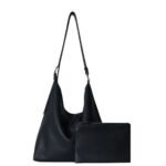 The Row Jean Shoulder Bag Deep Brown