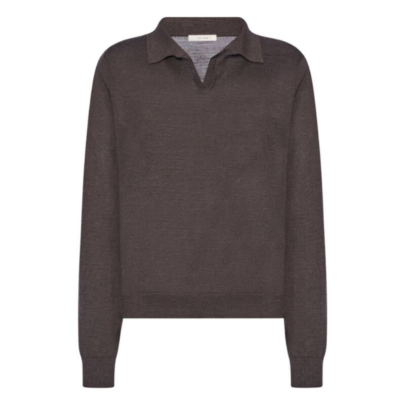 The Row Pauli Top Brown Melange