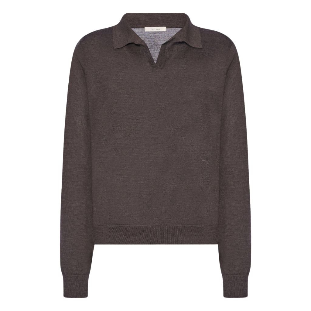 37 The Row Pauli Top Brown Melange