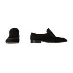 The Row Soft Moccasin Two Black