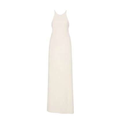 The Row Johanne Dress White