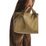 The Row Medium Brian Tote Bag Beige