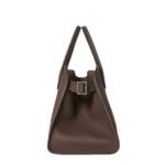 The Row Soft Margaux 12 Bag Deep Brown
