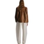 The Row Quintus Jacket Oak Brown