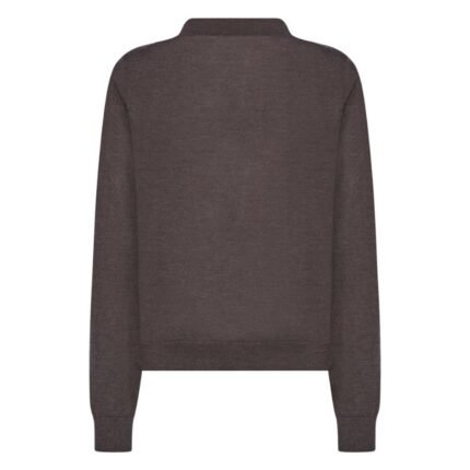 The Row Pauli Top Brown Melange