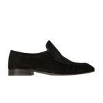 The Row Soft Moccasin Two Black