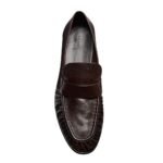The Row Soft Loafer Deep Brown
