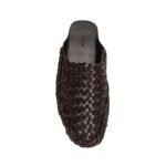 The Row Woven Slip On Shoe Lacquer Brown