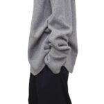 The Row Stepny Turtleneck Grey Melange