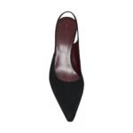 The Row Inez Slingback Heel Black