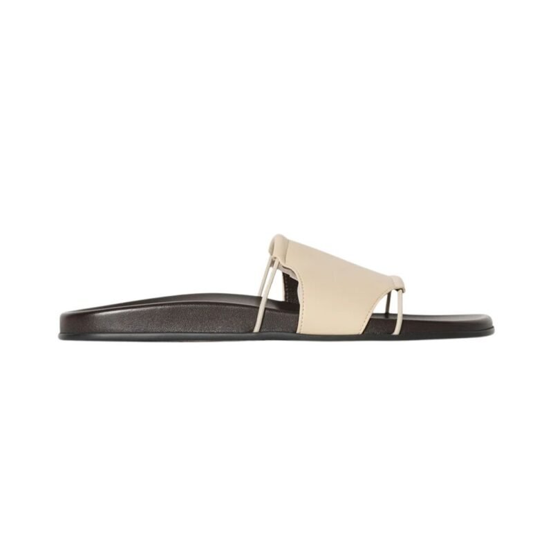 The Row Vivienne Slide Cold Ivory