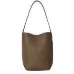 The Row Small N/S Park Tote Bag Dark Muschio