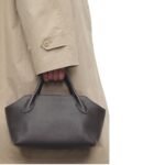 The Row Terrasse Bauletto Bag Dark Brown