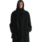 The Row Paise Scarf Hat Black