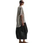 The Row Alma Shoulder Raffia Bag Black