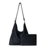The Row Jean Shoulder Bag Black