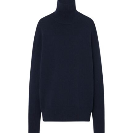 The Row Stepny Turtleneck Dark Navy