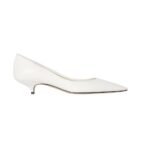 The Row Liisa Kitten Two Heel Optic White