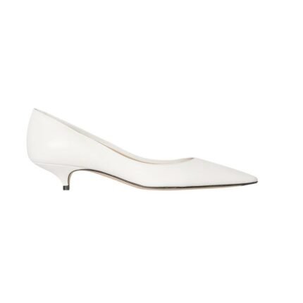 The Row Liisa Kitten Two Heel Optic White