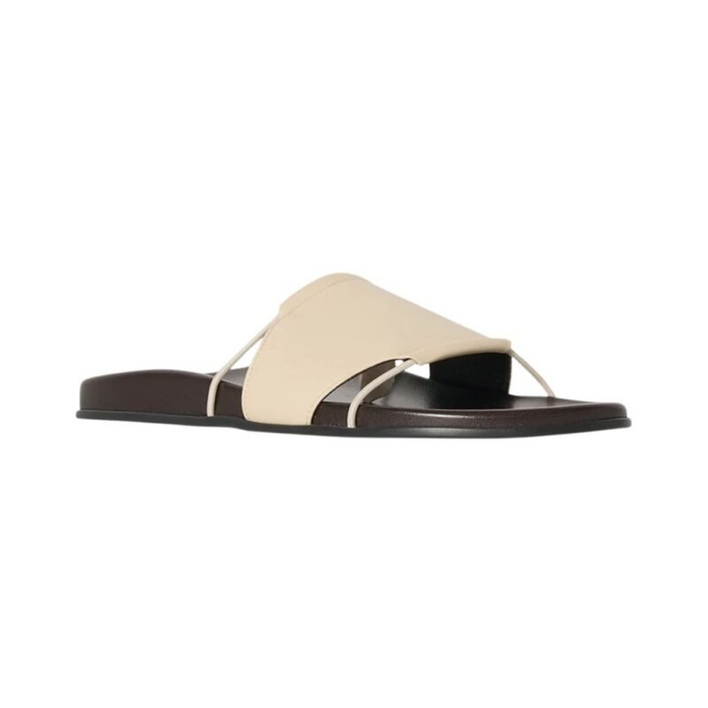 The Row Vivienne Slide Cold Ivory