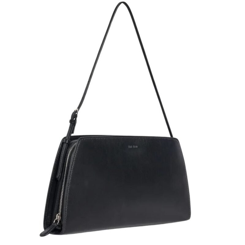 The Row Dalia Baguette Black