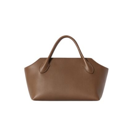 The Row Terrasse Bauletto Bag Tawny Brown