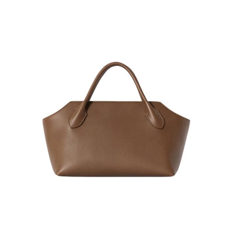 The Row Terrasse Bauletto Bag Tawny Brown
