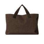 The Row Medium Brian Tote Bag Dark Brown