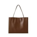 The Row Leather Cecily Top Handle Bag Cuir