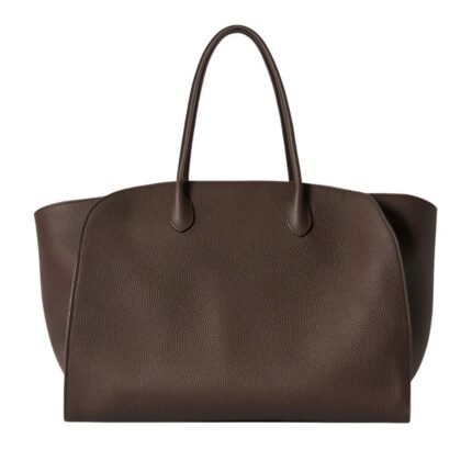 The Row Marlo Tote Bag Deep Brown