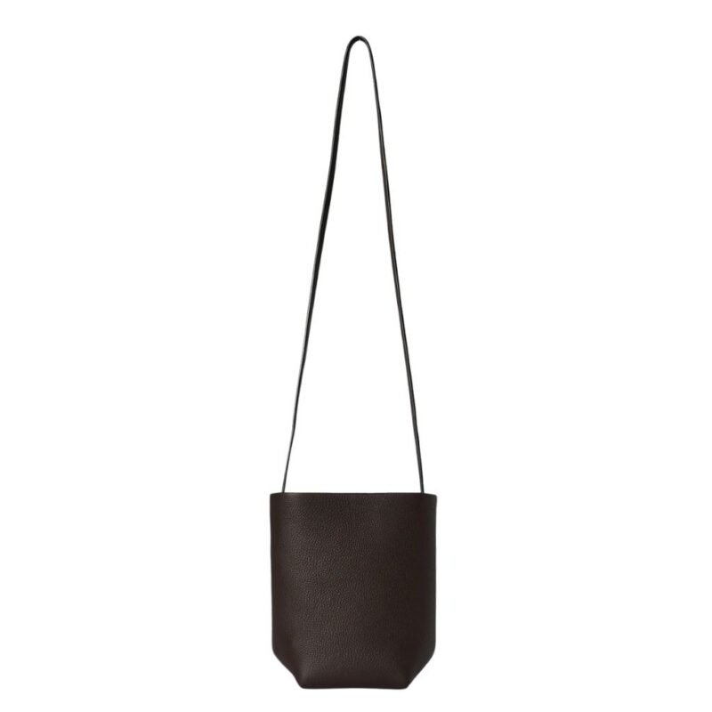 The Row N/S Park Crossbody Bag Deep Brown