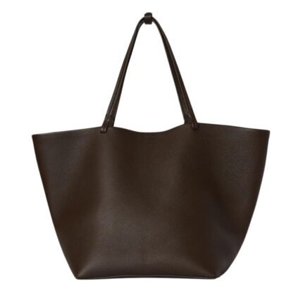 The Row XL Park Tote Bag Deep Brown