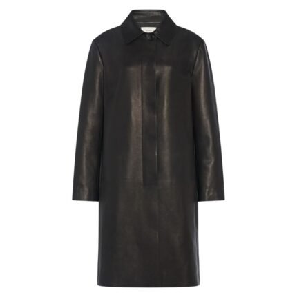 The Row Cintia Coat Black