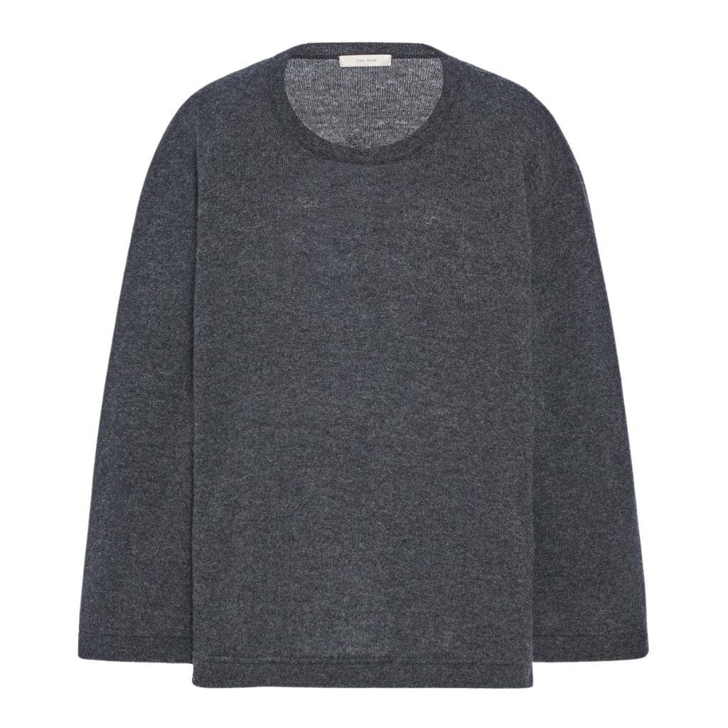 5 The Row Pever Top Charcoal Melange